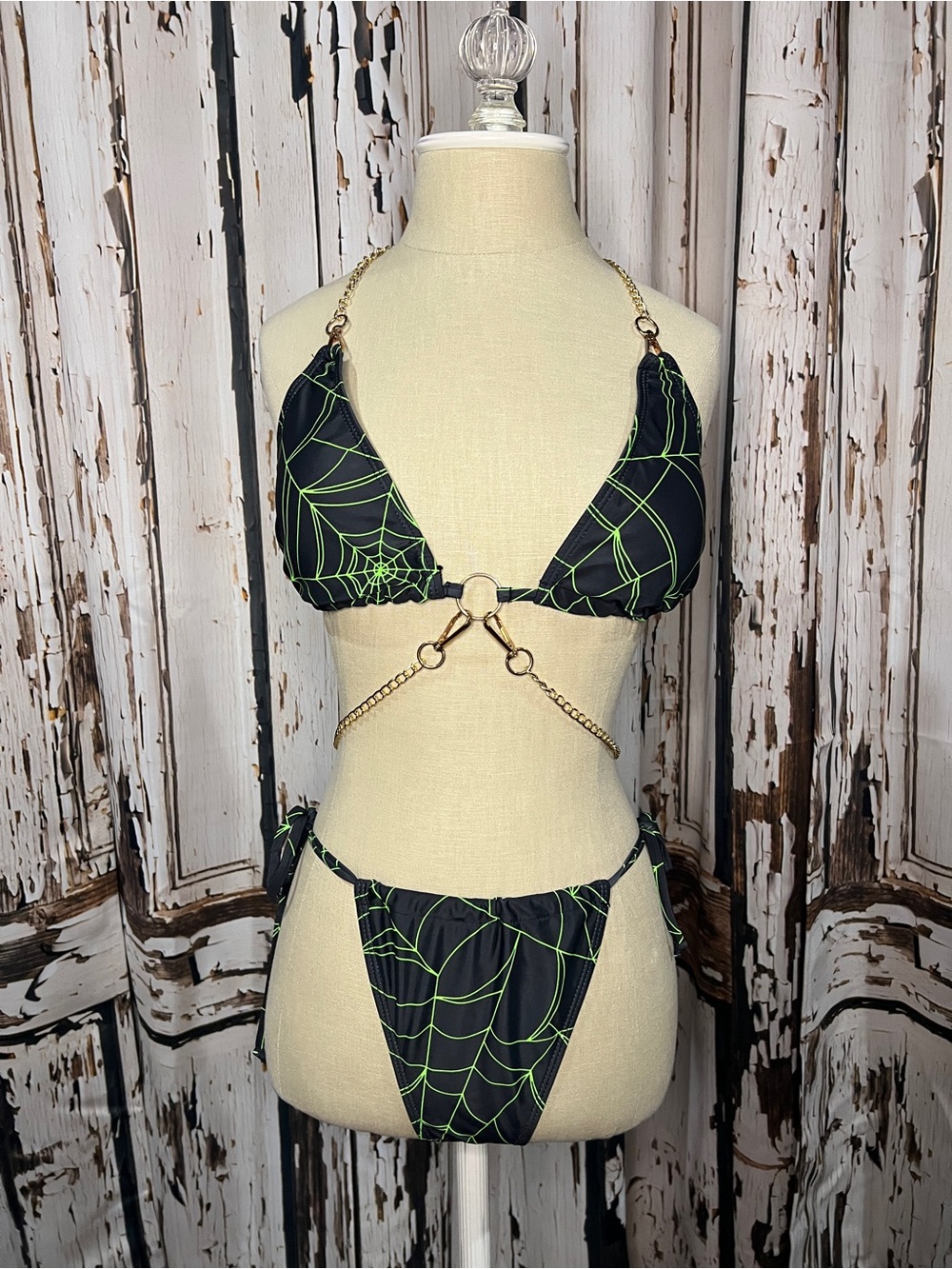 Black Rave Bikini Bathing Suit